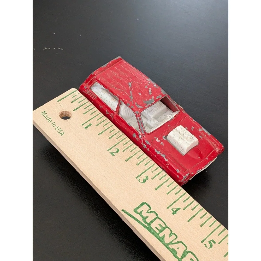 Vintage 1960/70's Tootsietoy Big Engine Chevy‎ Vega Sport Ranch Diecast Car Red